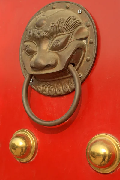 Metal decorations - beast's head — Stock Photo, Image