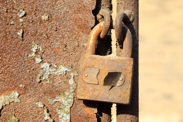 Rusty lock — Stock Photo, Image