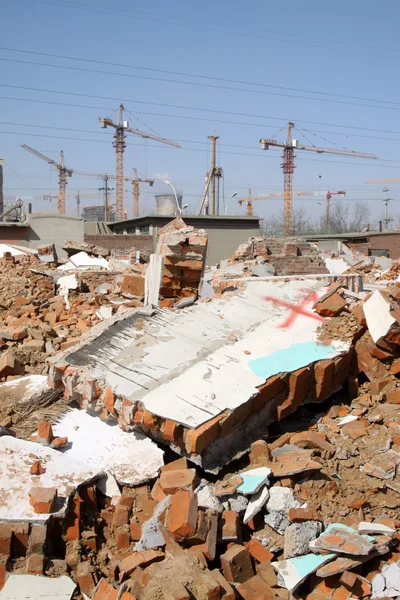 Zerstörte Mauern — Stockfoto