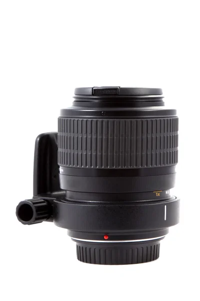 Closeup of camera lens, advanced photo equipment — Stock Photo, Image