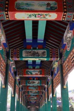 Renkli çizimi veya desen koridor, antik Çince Geleneksel