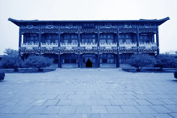 Традиционный китайский архитектурный стиль — стоковое фото