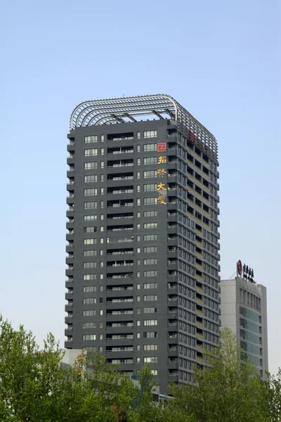 Close-up do edifício em uma cidade — Fotografia de Stock