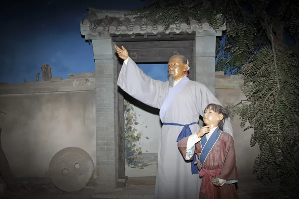 Personajes en un museo de cera — Foto de Stock