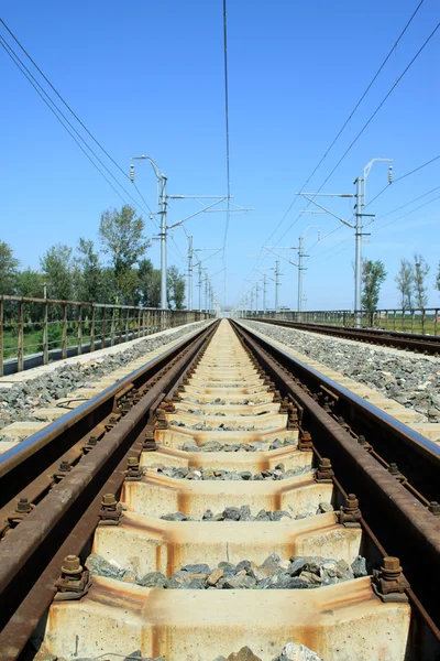 鉄道トラック — ストック写真