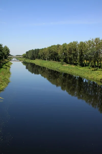 Říční krajina — Stock fotografie