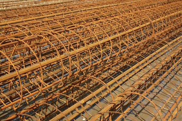 Çelik yapı malzemeleri barlar — Stok fotoğraf
