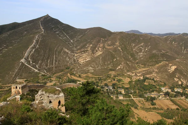 原生态的长城 — 图库照片