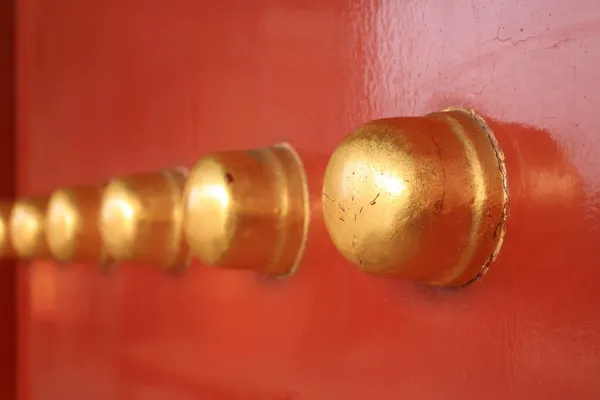 Doornail and door knockers — Stock Photo, Image