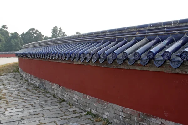 The glazed wall of temple of heaven — Stock Photo, Image