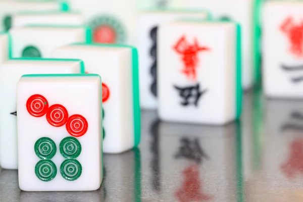 Mahjong-Fliesen — Stockfoto