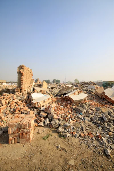 Housing demolition materials — Stock Photo, Image