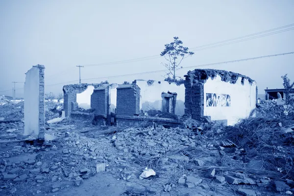 Housing demolition materials — Stock Photo, Image
