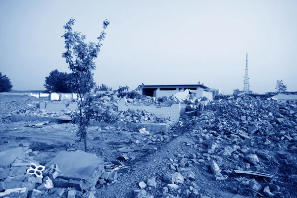 Matériaux de démolition de logements — Photo