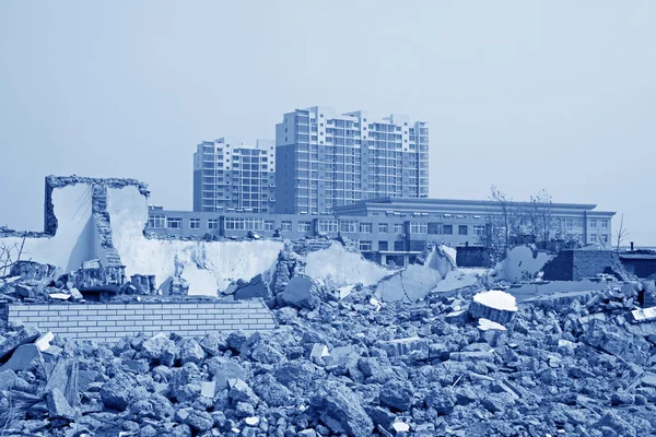 Matériaux de démolition de logements — Photo