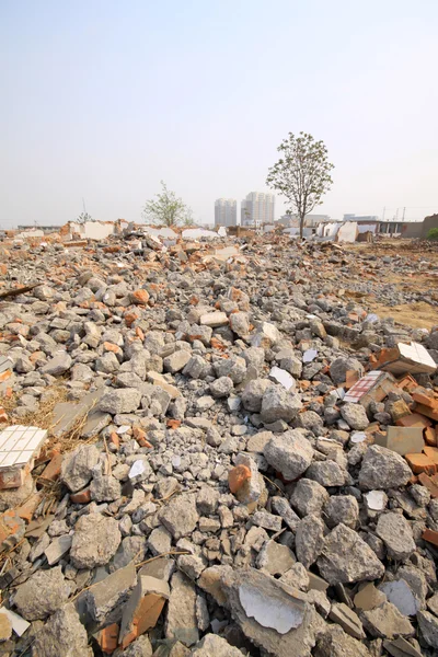 Matériaux de démolition de logements — Photo