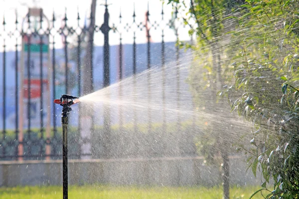 Spray irrigation — Stock Photo, Image