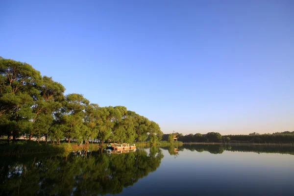 Natural scenery in the lake — Stock Photo, Image