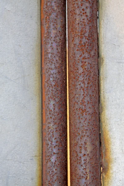 Piastra di ferro arrugginito — Foto Stock