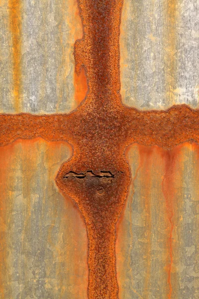 Rust cross pattern — Stock Photo, Image