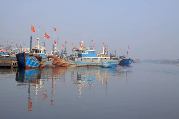 Quay gemiler — Stok fotoğraf