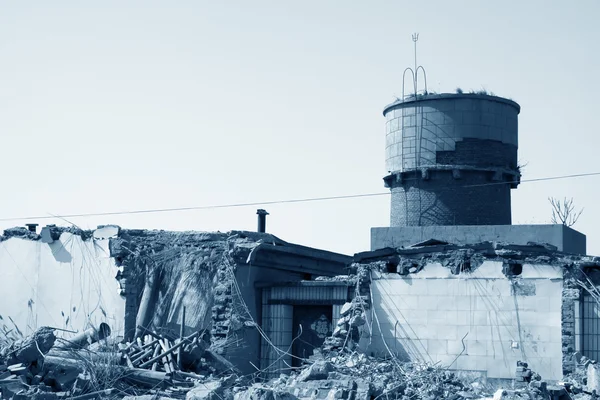 Housing demolition materials — Stock Photo, Image