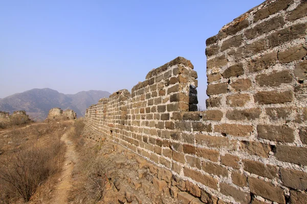 Die ursprüngliche Ökologie der großen Mauer — Stockfoto