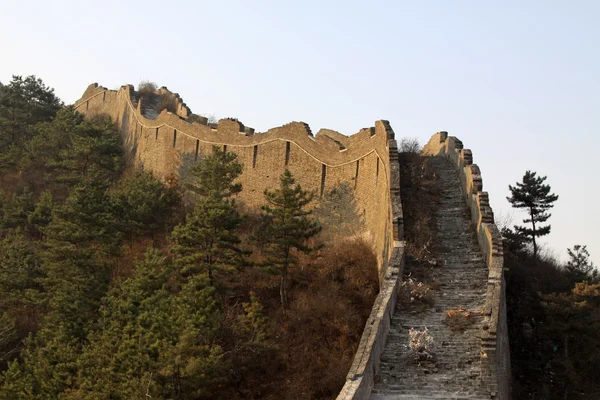 De oorspronkelijke ecologie van de grote muur pass — Stockfoto