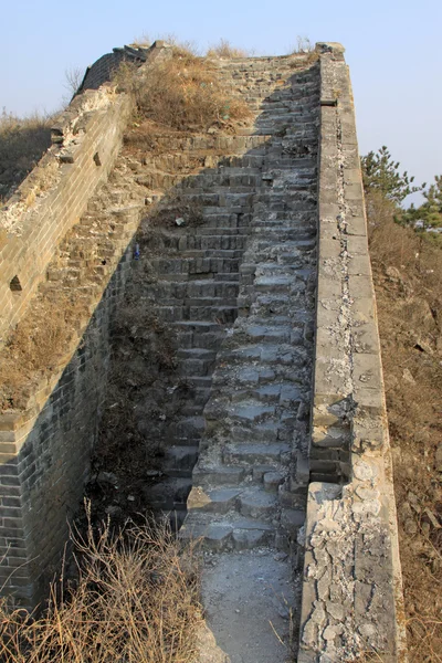 Die ursprüngliche Ökologie der großen Mauer — Stockfoto