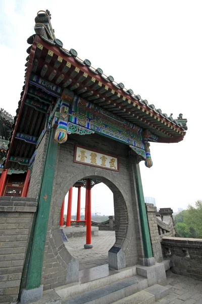 Antica architettura tradizionale cinese nella città di handan — Foto Stock