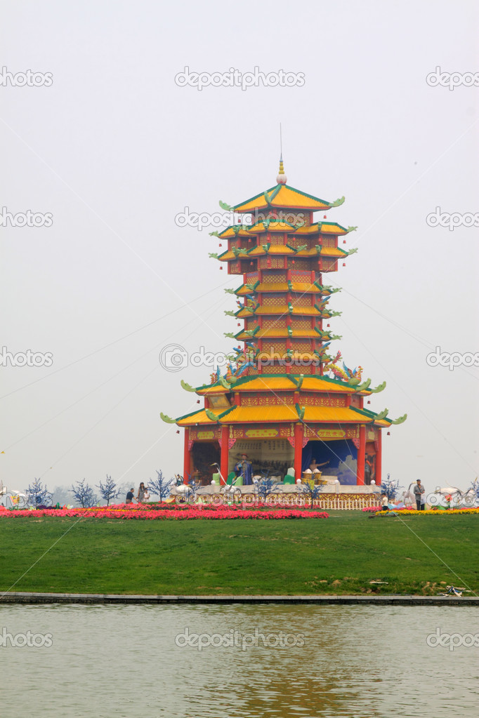 chinese traditional architectural pagoda