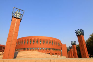 Pekin tsinghua Üniversitesi kampüsü Mimarlık ve peyzaj, c
