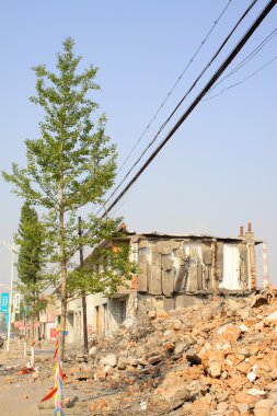 housing demolition materials clipart