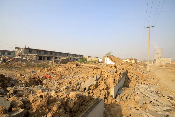 Housing demolition materials — Stock Photo, Image