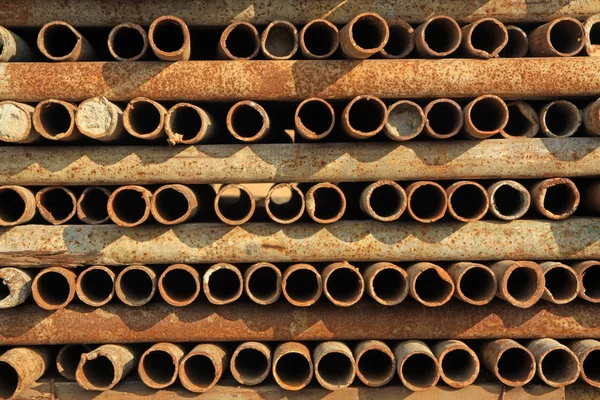 Rusty steel tube — Stock Photo, Image