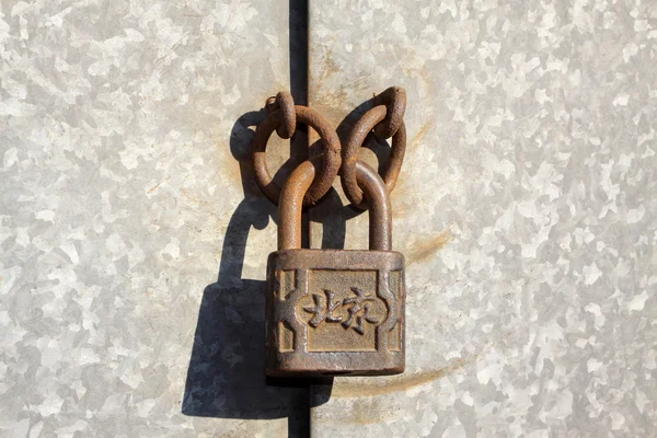 Rusty lock — Stock Photo, Image