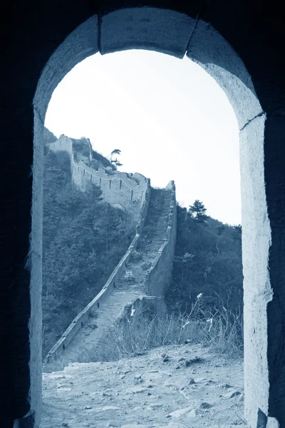 De oorspronkelijke ecologie van de grote muur pass — Stockfoto