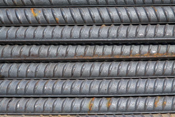 Barras de aço materiais de construção — Fotografia de Stock