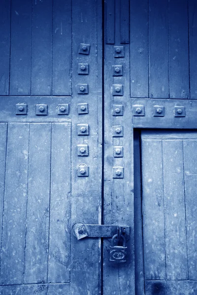 Oxidation rust knocker metal — Stock Photo, Image