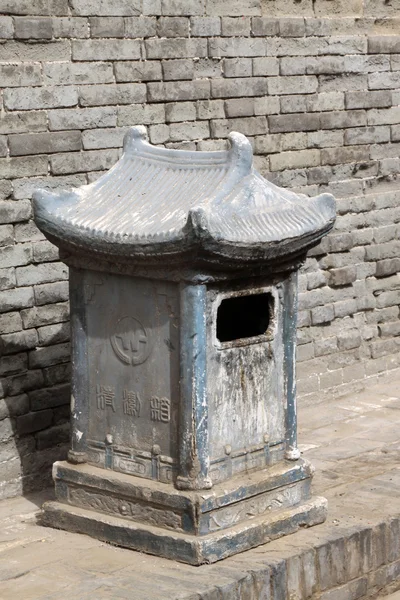 Antique chiese stone bins — Stock Photo, Image