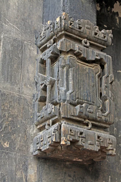 Chinese ancient wooden decoration — Stock Photo, Image