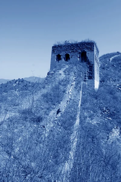 Architektur der großen Mauer in China — Stockfoto