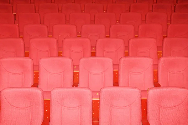 Rows of chairs in theater — Stock Photo, Image