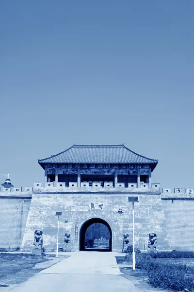 Muralha da cidade antiga da China — Fotografia de Stock