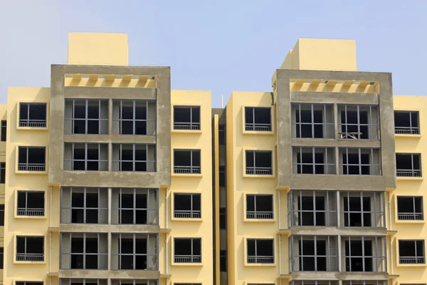 Unfinished buildings at construction site — Stock Photo, Image