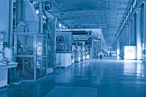 Papier onderneming productielijn — Stockfoto