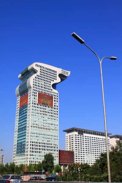 Modelowanie, osobliwe budynku w Pekinie — Zdjęcie stockowe
