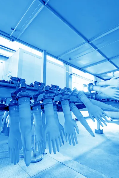 rubbergloves üretim hattı  