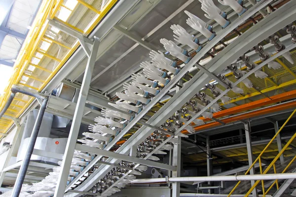 rubbergloves üretim hattı  