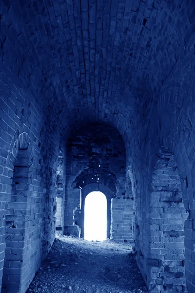 Passage inside Great Wall — Stock Photo, Image